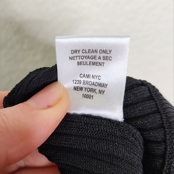 Cami NYC Black IDA Ribbed Skirt L - Picture 8 of 8